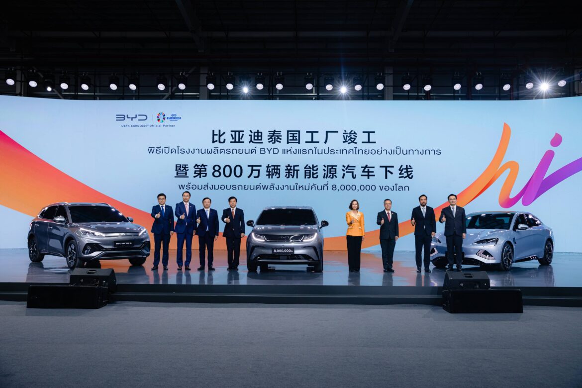 01 Grand Inauguration Ceremony of BYD Thailand Plant and the Rollout Ceremony of the 8 Millionth New Energy Vehicle