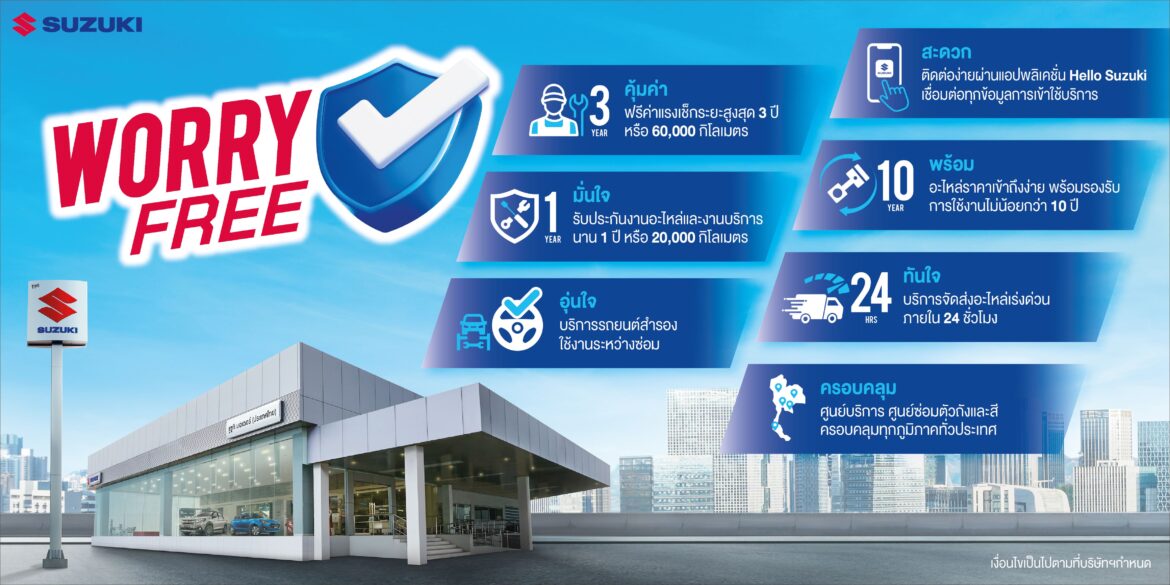 3. Suzuki Worry Free