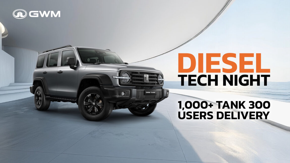 001_Celebrate the Delivery of NEW GWM TANK 300 DIESEL Reaching 1000+ Units